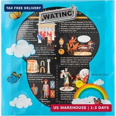 WATINC 7PCS Ancient Civilizations Poster Set, Social Studies Classroom Learning