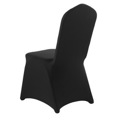 Uimoso 100PCS Black Stretch Spandex Chair Covers for Events Weddings, and Dining