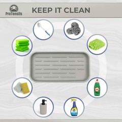 Silicone Kitchen Sink Organizer for Sponge Holder, Soap Dispenser – Bathroom …