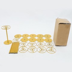 10Pcs 40cm Wedding Flower Stands Metal Flower Holder Table Centerpieces Gold NEW