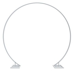 2.2M 2.4M Circle Wedding Arch Single/Double Rail Flower Balloon Garland Arch Dec