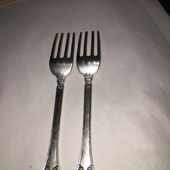Farmhouse Mr and Mrs Wedding Gift Plate and Silverware (Fork and Spoon).