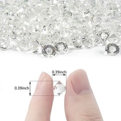 Cristales Falsos, 500 Piezas Mini Diamantes De Cristal Transparente Diamante…