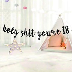 Holy S-t You’re 18 Banner -Funny 18 Years Old Birthday Decorations, Funny 18&…