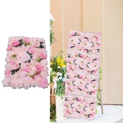 12pcs Artificial Flower Panels 24″x16″ Romantic Floral Backdrop Wedding Decor