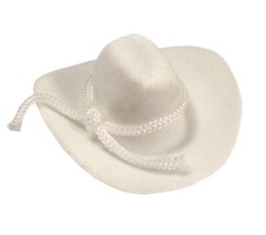 1 pc 2″ 3″ 4″Mini Cowboy Hat Western Wedding Decoration Red /Brown /Black /White