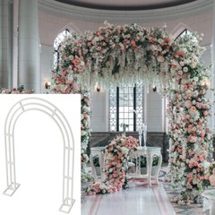 Heavy Duty Metal Wedding Arch Aisle Arbor Floral Arrangement Backdrop Multi-Use