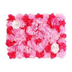 12* Artificial Fake Flower Velvet Hydrangea Wall Panel Banquet For Wedding Party