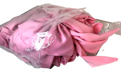 Spandex Chair Sashes Pink Pre Tied Bows Banquet Wedding Party Decoration 10 Pcs