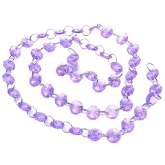 ›1m Acrylic Crystal Beads Strands Wedding Christmas Party Hanging Decor