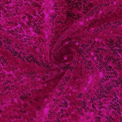 Extra Wide FUCHSIA Premium Sequined Chair Sashes Wedding Events Decorations