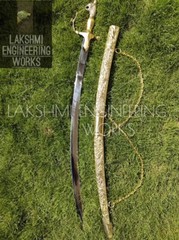 PERSONALISED BRASS NAKSHI SWORD , INDIAN TRADITIONAL SWORD WITH CHANGEABLE HILTS