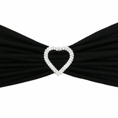 YCC Linens – 10 Pack Rhinestone Chair Sash Buckles for weddings and parties