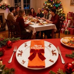 6Pcs Christmas Napkin Rings Bow Velvet Napkin Holders for Xmas One Size Red