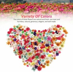 710pcs DIY Dried Flowers Scattered Aromatherapy Candle Epoxy Resin Pendant