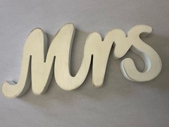 Mr & Mrs Wedding Sign Tabletop Reception Wooden Party Decoration Standing