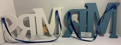 Mr. and Mrs. Hanging Wooden Signs, With Star Fish, Wedding Chair, Wall Decor.