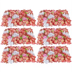 Rose &Hydrangea Flower Wall Panel For Filming Wedding Party Backdrop Flower Wall