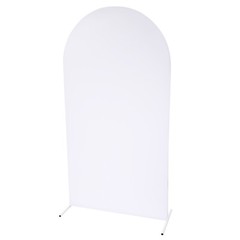 White Wedding Arch Backdrop Stand 1.2 × 0.5 × 2.2 m Balloon Frame Kit