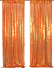 Sequin Backdrop, 2 Pcs Silver 2Ftx8Ft Curtains for Party, Wedding, Event, Photog