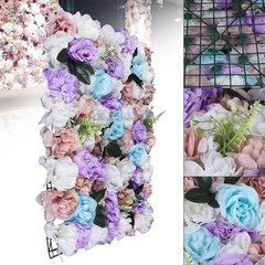 12x Artificial Flower Wall Panel Silk Wedding Party Background Venue Decor NEW
