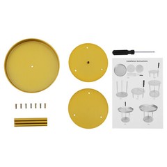 20cm/30cm Circular Flower Stands 10Pcs Wedding Flower Stand, Gold Flower Stand