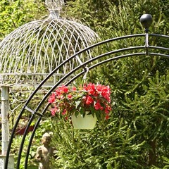 8.5 Ft. Tall Large Elegant Round Garden Arch Moon Gate