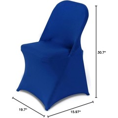 Folding Chair Covers Stretch Spandex Washable Wedding Party Banquet Events New