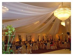 Sheer Voile Chiffon Fabric Draping Panels | 10 Yards 120″ Wide White Voile Fa…