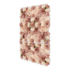 6-Pcs Flower Wall Backdrops, 6-Pack Artificial Floral Panels, Flower Wall Decor