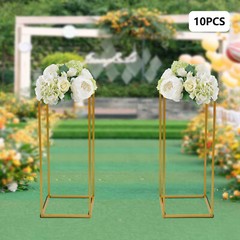 10PCs Gold Flower Stand for Wedding Table Centerpieces 23.62inch Tall Wedding
