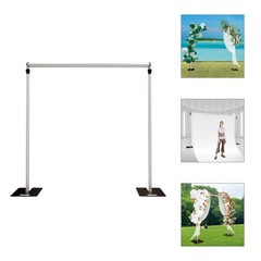 10*10ft Square Backdrop Stand，Adjustable Background Holder，Wedding Backdrop Rack
