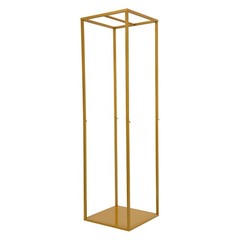 Wedding Square Flowers Stand Stage Gold Decor Backdrop Props Bracket Metal Stand