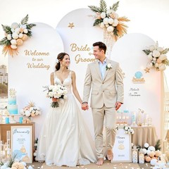 Stretch Spandex Archway Cover with Zipper Fits 4FT–7.2FT Wedding Decor Backdrop