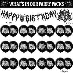 Heavy Metal Happy Birthday Balloons Death Metal Balloons Happy Birthday Heavy…