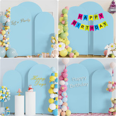 Wedding Arch Cover (7.2FT, 6.6FT, 6FT) Set of 3 Spandex Fitted Wedding Arch Stan