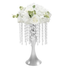 10PCS Flower Stands Crystal?Flower Stand 13.8″ Height Flower Arrangement Stand