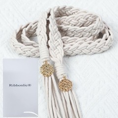 Elegant Ivory Handfasting Cord for Weddings – 68 Inch Rustic Lasso Keepsake
