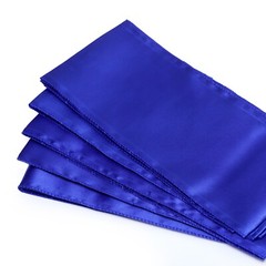 100 Royal Blue Satin Chair Sashes Silky Sateen Chair Bows wedding party décor