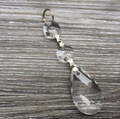 30pcs Crystal Clear Acrylic Bead Garland Chandelier Hanging Home Wedding Decor