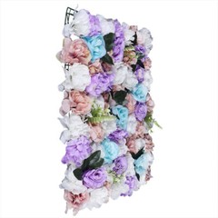 12 Pcs Artificial Flower Wall Panels Floral Backdrop Wedding Party Decor 60*40cm
