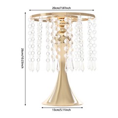 10PCS Flower Stands, 10.23″ Tall Crystal?Flower Stand, Flower Arrangement Stand