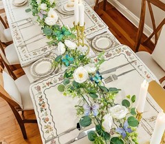 2 Pack Artificial White Rose Vines – 11.8ft Flexible Garland for Wedding Arch…