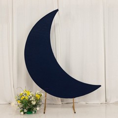 6.5 ft NAVY BLUE Spandex Crescent Moon Wedding Arch Cover Party Events
