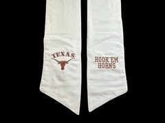 University of Texas (UT) Cotton Wreath Sash (2 Logos) 31k Stitch Hook Em Horns