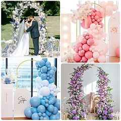 7.2x4FT Metal Arch Backdrop Stand Wedding Arched Frame for 7.2x4FT(HxW) Gold