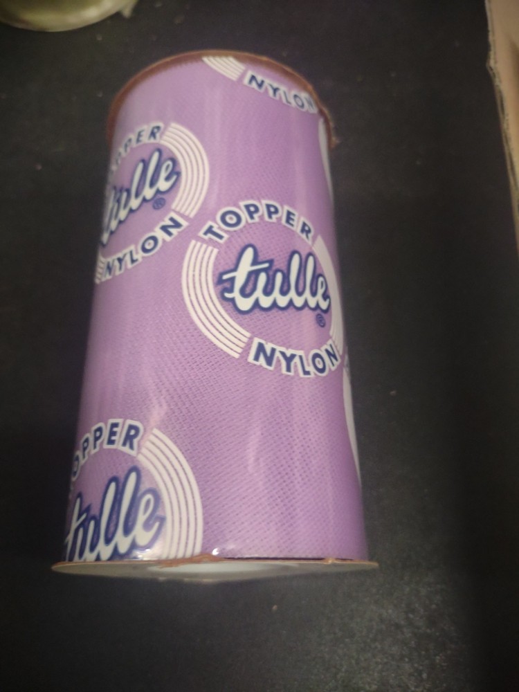 25 Yards Vintage Topper Tulle Net Ribbon, Lavender, Wedding Netting Mesh 6″