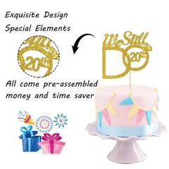 Gold We Still Do 20th Cake Topper – 20th Vow Renewal – 20th Wedding Anniversa…
