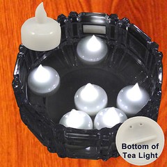 NEW SAFE FLOATING CHRISTMAS WHITE LED TEA LIGHTS LIGHTING DECORATIONS 12 PIECES