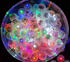50pc Color Changing Blinking LED Pearl Light For Party Decor Christmas H-30